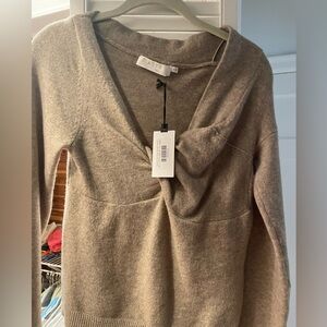 ASTR Addison twist front sweater